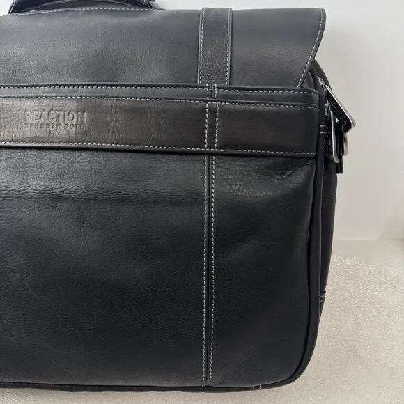 Kenneth Cole REACTION Business 16 Colombian Leather Laptop Messenger Bag